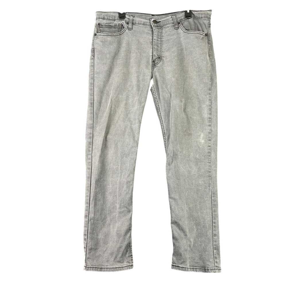 Levi's 511 Slim Jeans Mens 38x30 Gray Denim Stretch‎ Pants